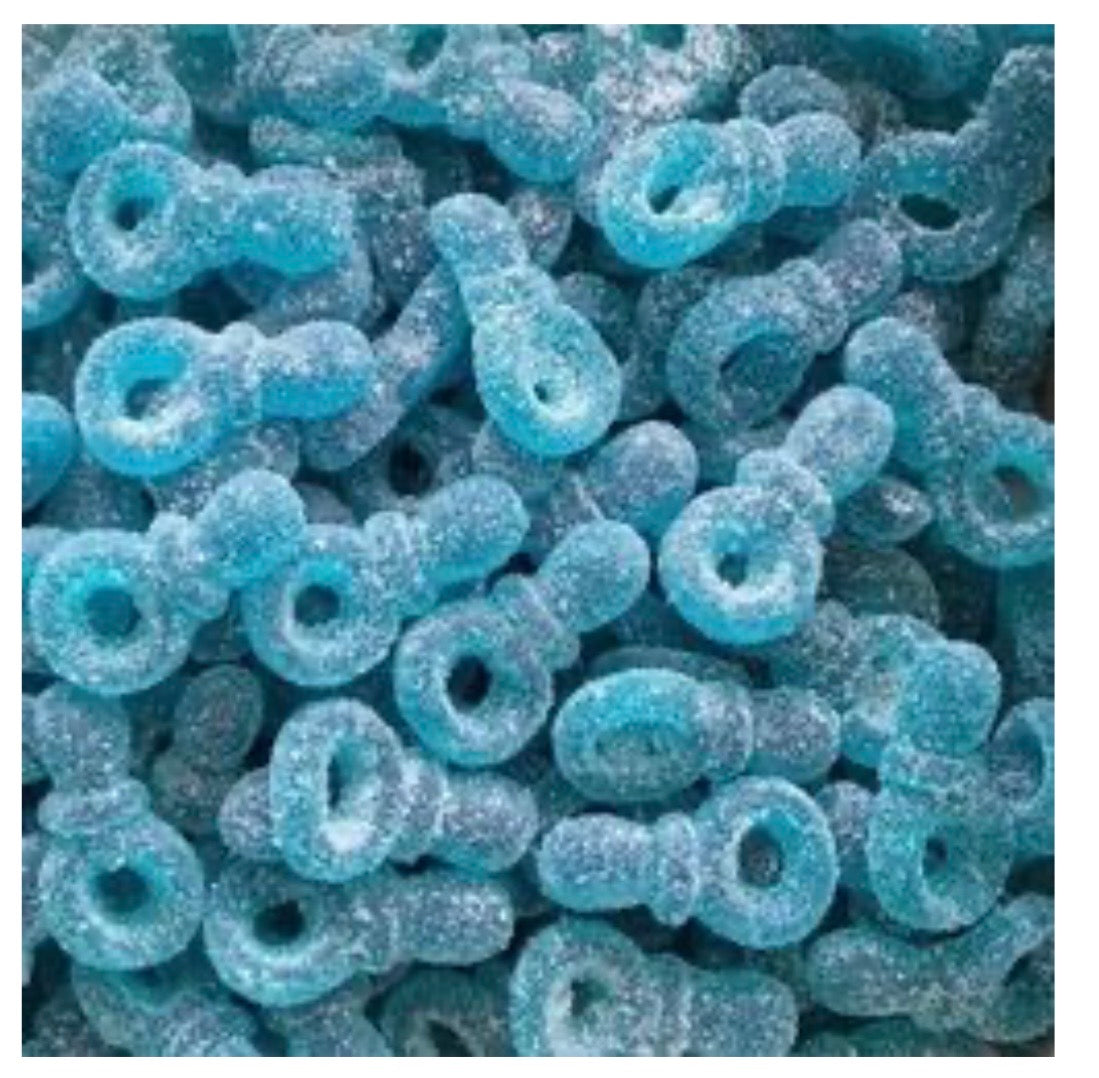 Tétine bleu goût framboise